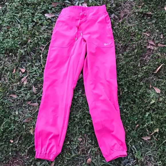 FIT WOMENS PINK SCRUB PANTS XS SIZE - Picture 1 of 6